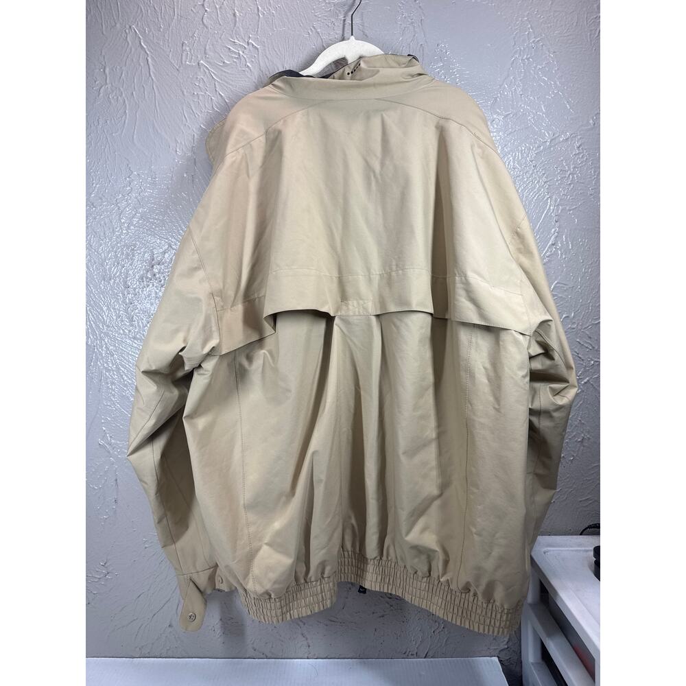 Nike Golf Mens Tan Full Zip Up Bomber Vented Jacket Zip Pockets Size XXL - Picture 2 of 4